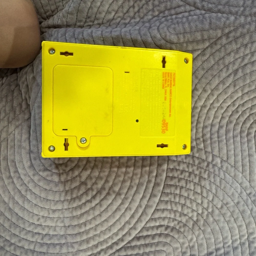 Handheld Arcade Console - Yellow and Black